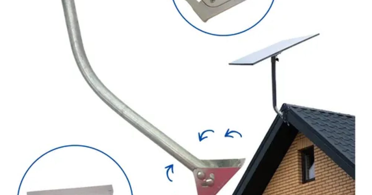 Suporte Starlink Standard V4 Gen3 Fixação Mastro Grande 58cm