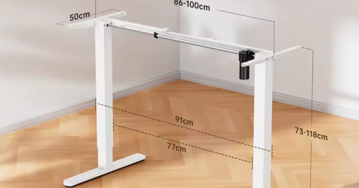 Estrutura de mesa com ajuste elétrico de altura, estrutura de mesa sentar-ficar em pé, mesa em pé com ajuste de altura